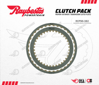 RCP96-382, Nissan JF018E / RE0F02H Raybestos Transmission Friction Clutch Pack, 2014-On