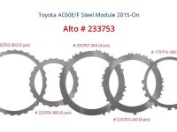 Toyota AC60E and AC60F Master Kit with Pistons Alto Number 233901 2015-On