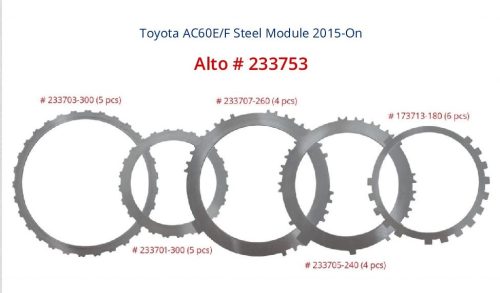 Toyota AC60E and AC60F Master Kit with Pistons Alto Number 233901 2015-On