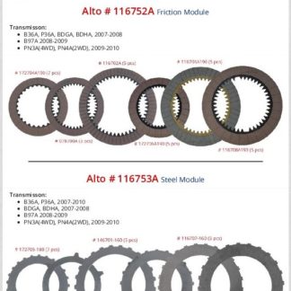 Honda 5 Speed Friction & Steel Modules Featuring SAS "Smooth as Silk" Friction Material.