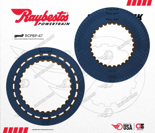 RCPBP-47, RE5R05A V6 Raybestos GEN 2 Blue Performance Friction Clutch Pack, 2002-On