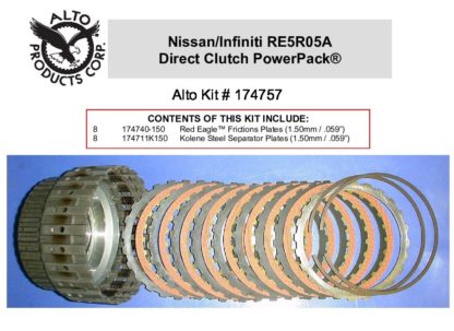 RE5R05A Transmission Performance Alto Red Eagle and Kolene Steel Direct Powerpack 174757