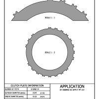 AS69RC B1 Apply Pressure Plate Alto Number 202761 0.239 of an Inch 2013-On