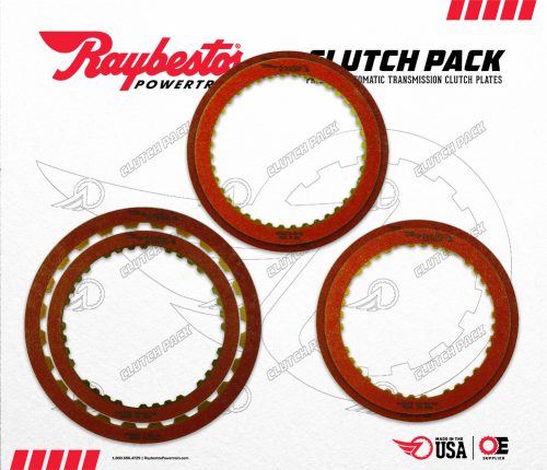 RCPS-45, A340E (R4AW3) / A340F / A340H (V4AW3) Raybestos Stage-1 Friction Clutch Pack, 1985-On