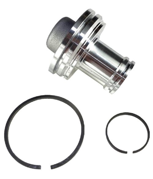 028502, A500 / A518 / A618 / TF6 / TF8 Alto Aluminum Accumulator Piston with Metal Sealing Rings, 1960-On