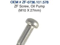 ZF Oil Pump Screws Alto 216553ND, OEM ZF-0736.101.578. 7 Per Set (M10 X 27mm)