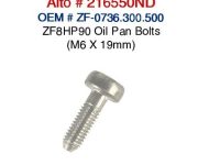 216550ND, ZF8HP90 Alto Oil Pan Bolts (M6 X 19mm)