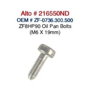 ZF8HP90 Oil Pan Bolts Alto Number 216550ND, OEM Number ZF-0736.300.500, (M6 X 19mm)