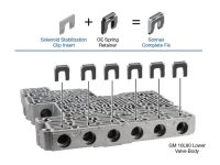 10L80 10L90 10R80 10R140 Solenoid Stabilization Clip Insert. Six Per Package Sonnax Number 105740-01K.