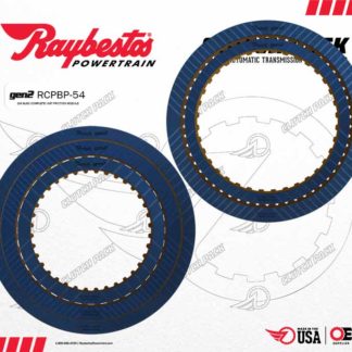 RCPBP-54, 6L90E Raybestos GEN 2 Blue Performance Friction Clutch Pack, 2007-On