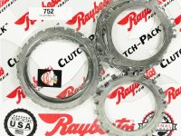 000752, 4L60E Raybestos Steel Clutch Pack, 1993-On