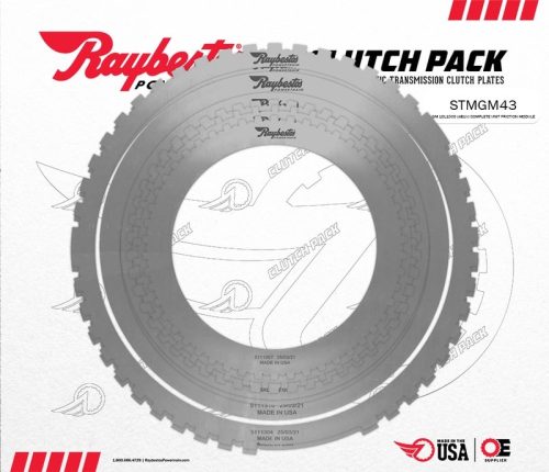 STMGM43, 10L1000 Raybestos Steel Clutch Pack, 2020-On