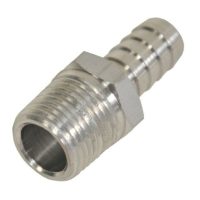 Straight Hose Barb Fitting, 1/2'' NPT Male x 1/2'' Barb 98103