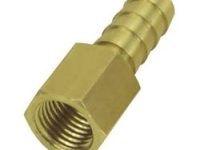 Straight 1/4'' NPT Female x 3/8'' Barb Fitting 98104