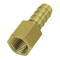 Straight 1/4'' NPT Female x 3/8'' Barb Fitting 98104