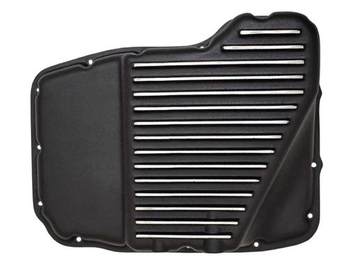 PML 11079-Black, 45RFE / 545RFE / 65RFE / 66RFE / 68RFE Deep Black Powder Coat Transmission Pan (2 Quarts Over)