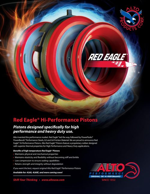 Alto 057670HP, 700R4 / 4L60 Alto Red Eagle® Hi-Performance Pistons