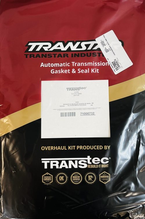 Toyota AB60E Transtec Overhaul Kit with Bonded Pan Gasket, 2007-On