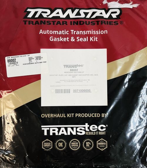 722.9 Transtec Overhaul Kit with Pan Gasket, 2005-On