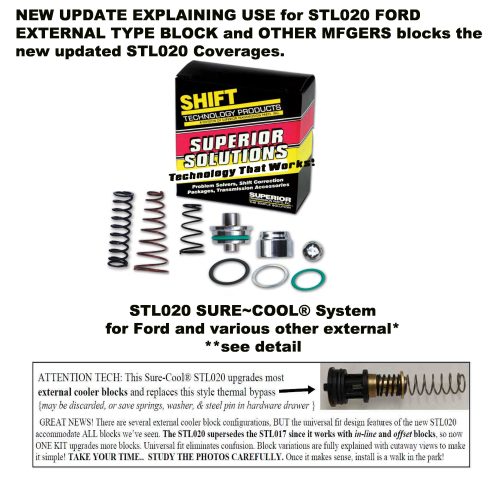 Instructions for Superior STL020 Sure-Cool Thermal Bypass Kit