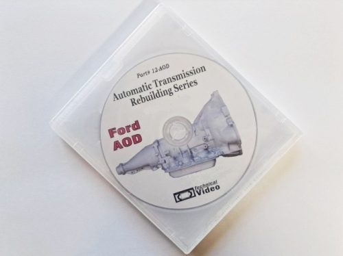 FORD AOD Rebuild Instructions DVD, Instructional DVD for Ford AOD transmission rebuilding.